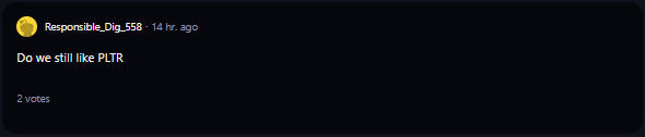 A comment on r/WallStreetBets subreddit.